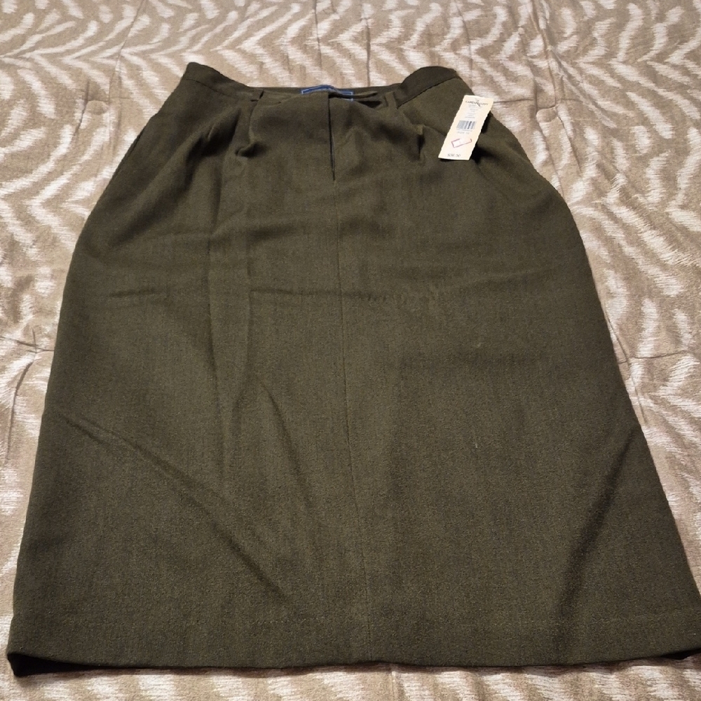 KAREN SCOTT - Vintage Olive Green Women's Skirt - Picture 1 of 12